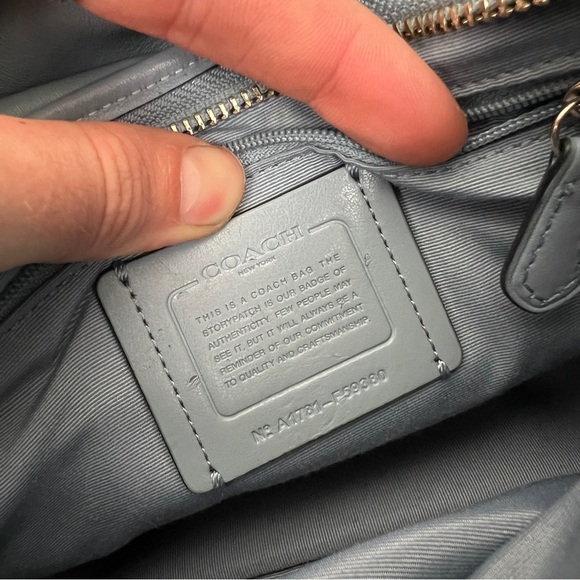 Coach Patricia Gem Stud Embellished Crossbody Saddle Bag - Picture 8 of 8